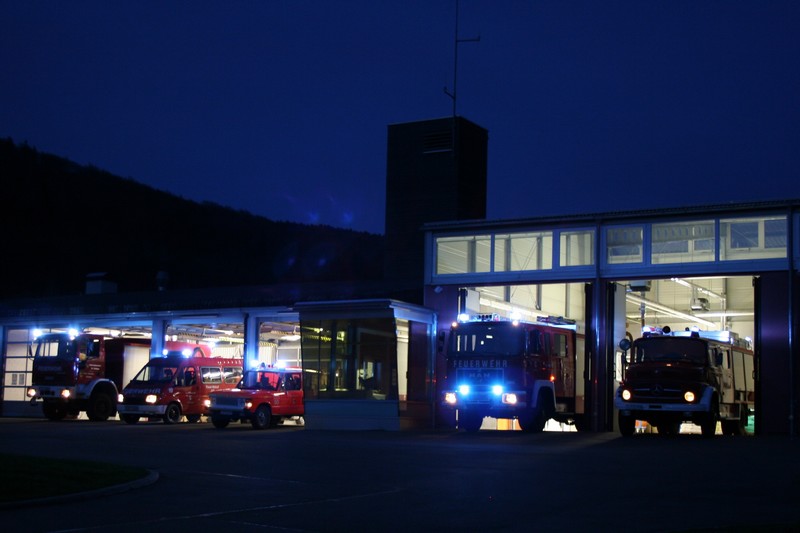 Fahrzeughalle der Feuerwehr Geisingen