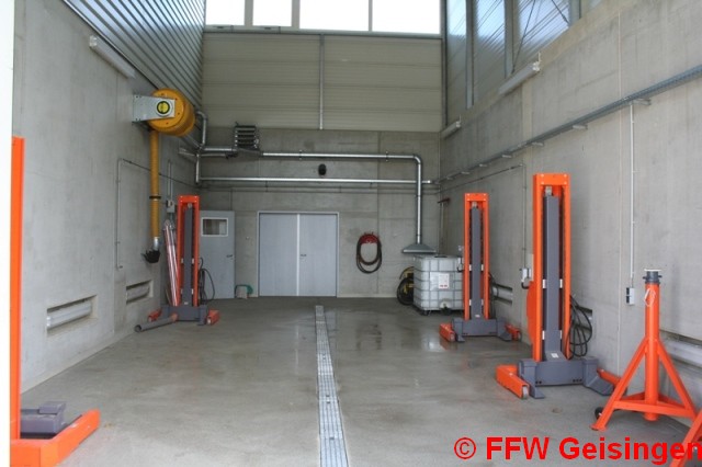 Waschhalle der Feuerwehr Geisingen