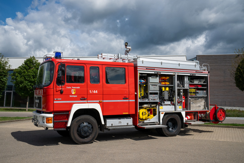 LF 16 der Feuerwehr Geisingen im Detail