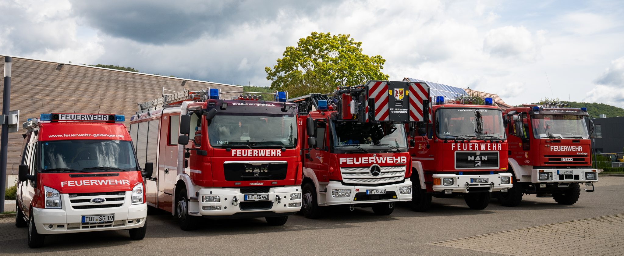 Feuerwehrfahrzeuge der Feuerwehr Geisingen